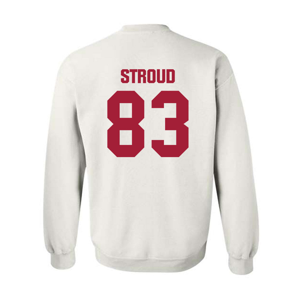 Indiana - NCAA Football : Hunter Stroud - Classic Shersey Crewneck Sweatshirt-1