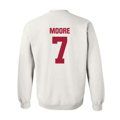 Indiana - NCAA Football : Louis Moore - Classic Shersey Crewneck Sweatshirt-1