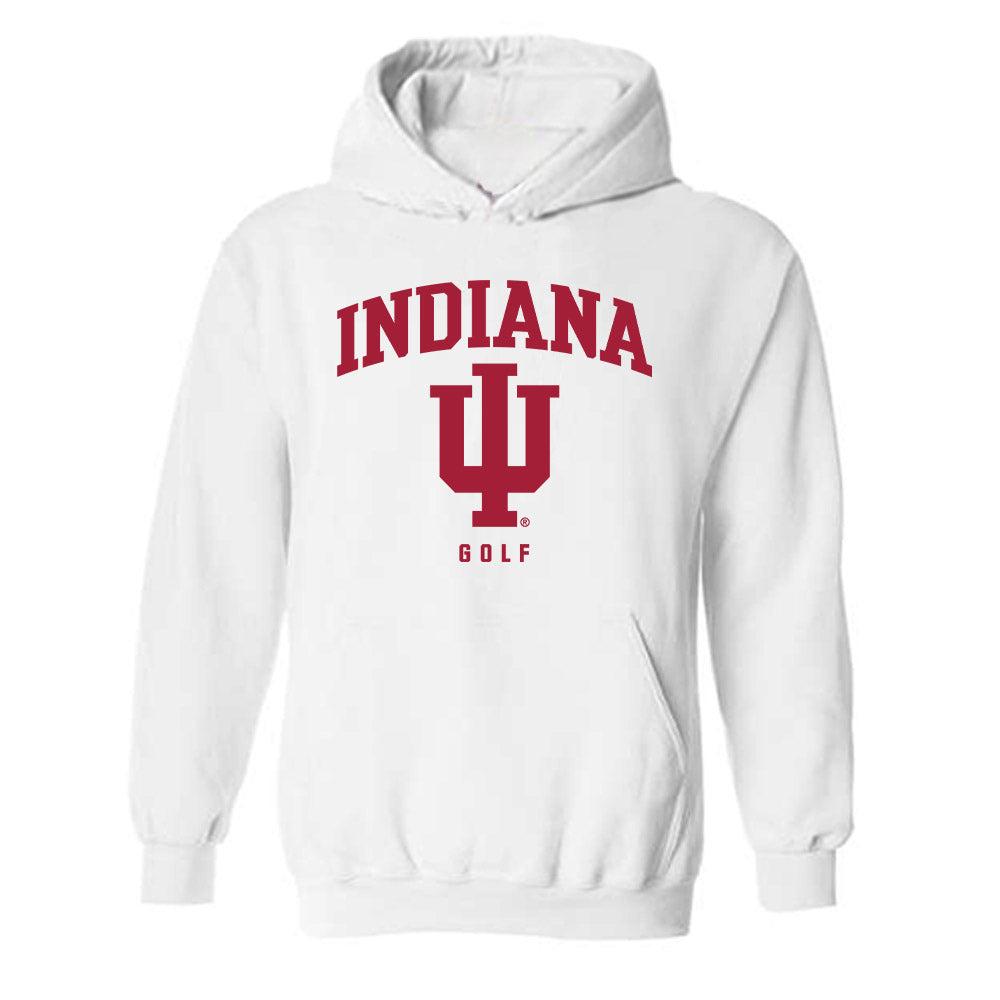 Indiana - NCAA Men's Golf : Nicholas Piesen - Classic Shersey Hooded Sweatshirt-0