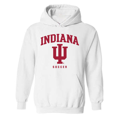 Indiana - NCAA Men's Soccer : Palmer Ault - Classic Shersey Hooded Sweatshirt-0