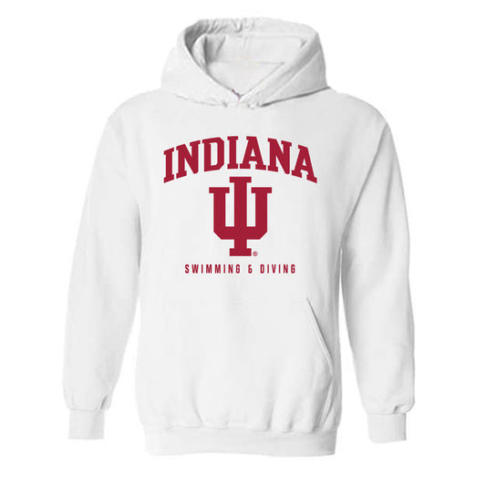 Indiana - NCAA Men's Swimming & Diving : Brandon Fleck - Classic Shersey Hooded Sweatshirt-0