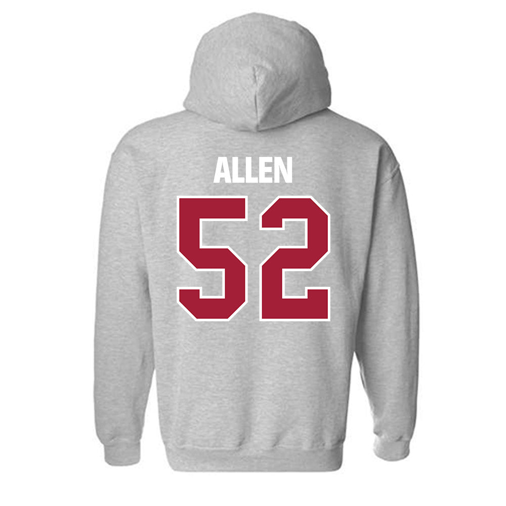 Indiana - NCAA Football : Clayton Allen - Classic Shersey Hooded Sweatshirt-1
