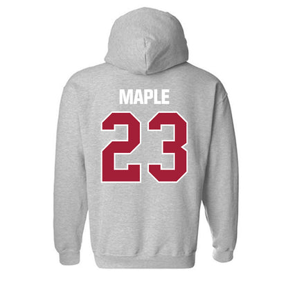 Indiana - NCAA Women's Volleyball : Delaynie Maple - Classic Shersey Hooded Sweatshirt-1