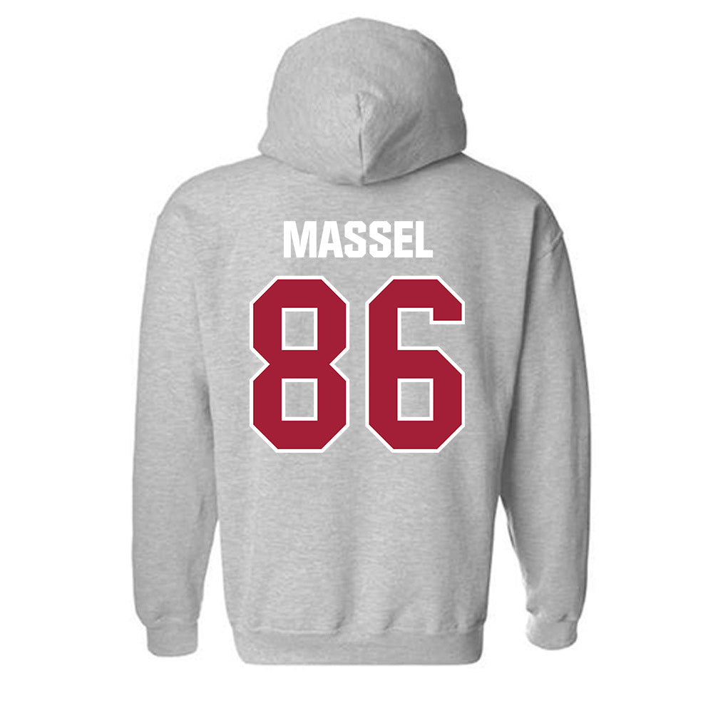 Indiana - NCAA Football : Bruno Massel - Classic Shersey Hooded Sweatshirt-1