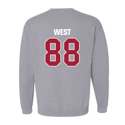 Indiana - NCAA Football : Sam West - Classic Shersey Crewneck Sweatshirt-1