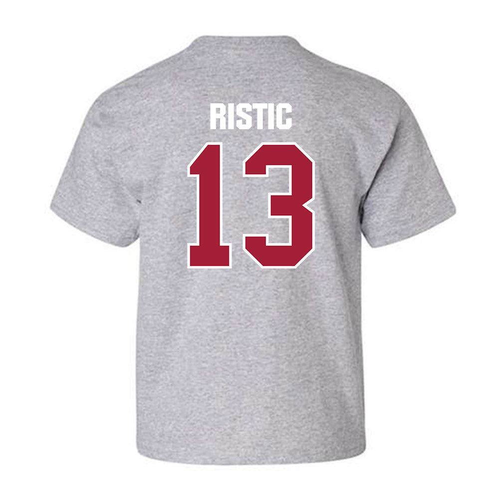 Indiana - NCAA Men's Basketball : Aleksa Ristic - Classic Shersey Youth T-Shirt-1