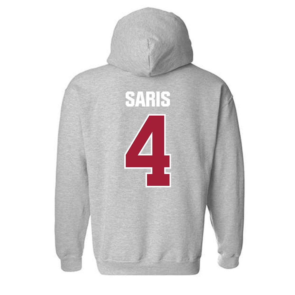 Indiana - NCAA Women's Volleyball : Mady Saris - Classic Shersey Hooded Sweatshirt-1