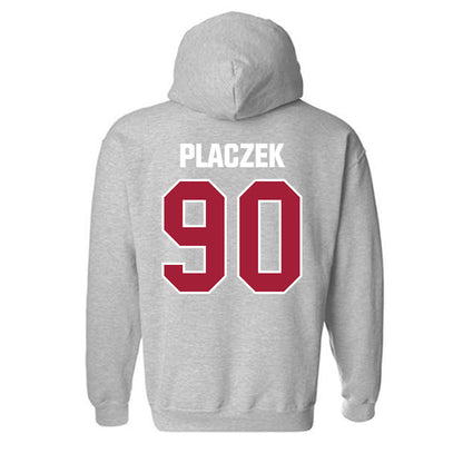 Indiana - NCAA Football : Josh Placzek - Classic Shersey Hooded Sweatshirt-1