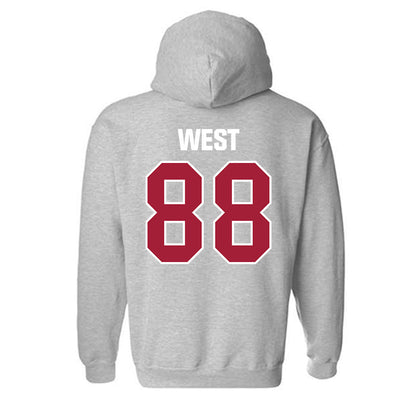 Indiana - NCAA Football : Sam West - Classic Shersey Hooded Sweatshirt-1