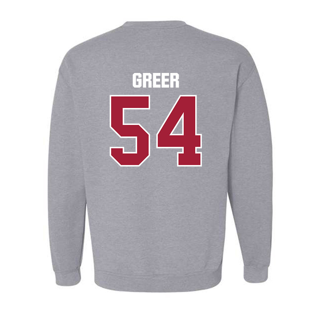Indiana - NCAA Football : Jack Greer - Classic Shersey Crewneck Sweatshirt-1