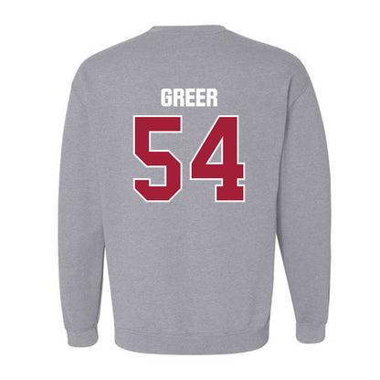 Indiana - NCAA Football : Jack Greer - Classic Shersey Crewneck Sweatshirt-1