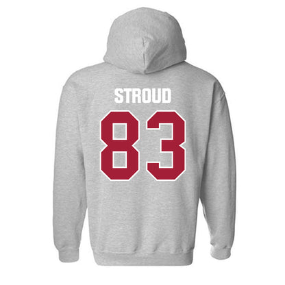 Indiana - NCAA Football : Hunter Stroud - Classic Shersey Hooded Sweatshirt-1