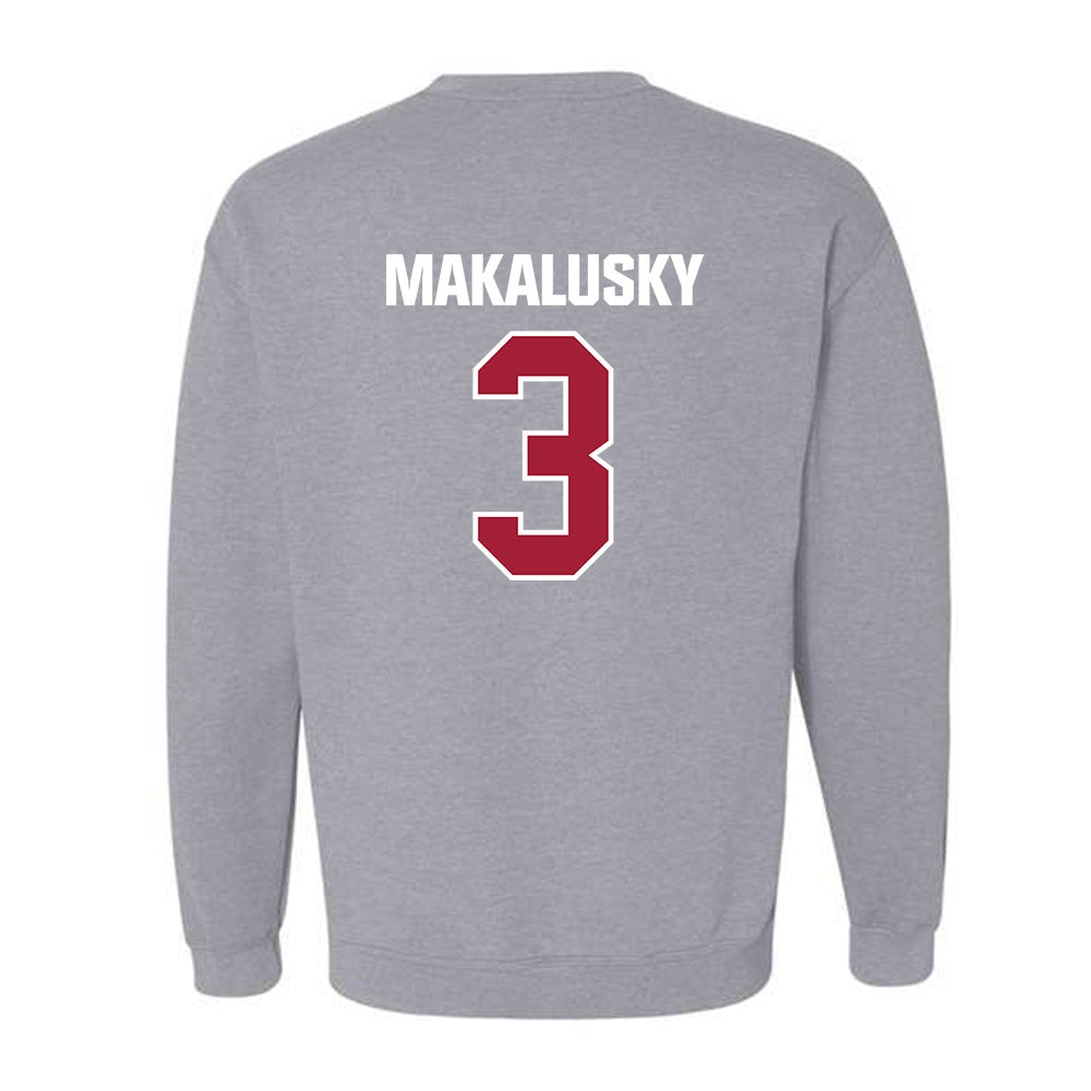 Indiana - NCAA Women's Basketball : Maya Makalusky - Classic Shersey Crewneck Sweatshirt-1