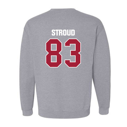 Indiana - NCAA Football : Hunter Stroud - Classic Shersey Crewneck Sweatshirt-1