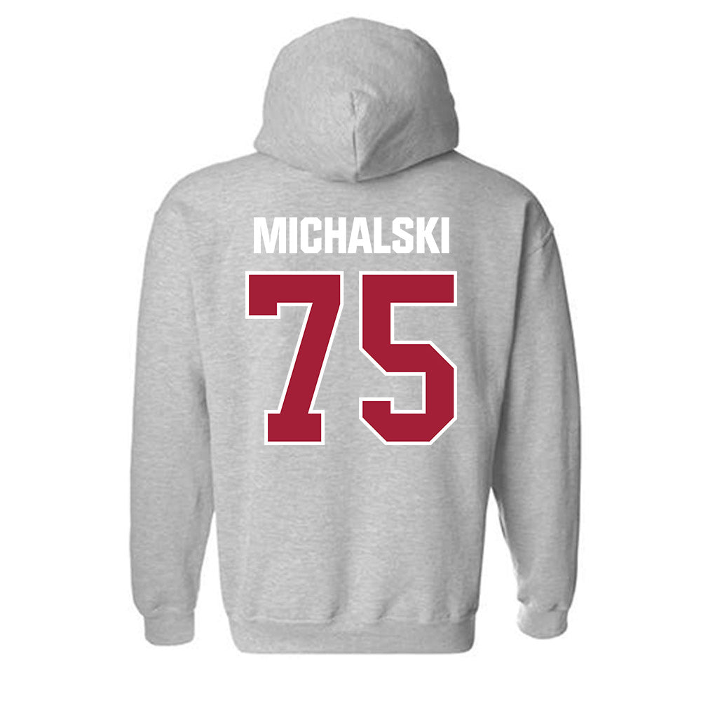 Indiana - NCAA Football : Zenuae Michalski - Classic Shersey Hooded Sweatshirt-1