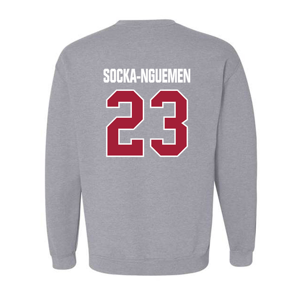 Indiana - NCAA Women's Basketball : Zania Socka-Nguemen - Classic Shersey Crewneck Sweatshirt-1