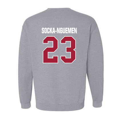 Indiana - NCAA Women's Basketball : Zania Socka-Nguemen - Classic Shersey Crewneck Sweatshirt-1