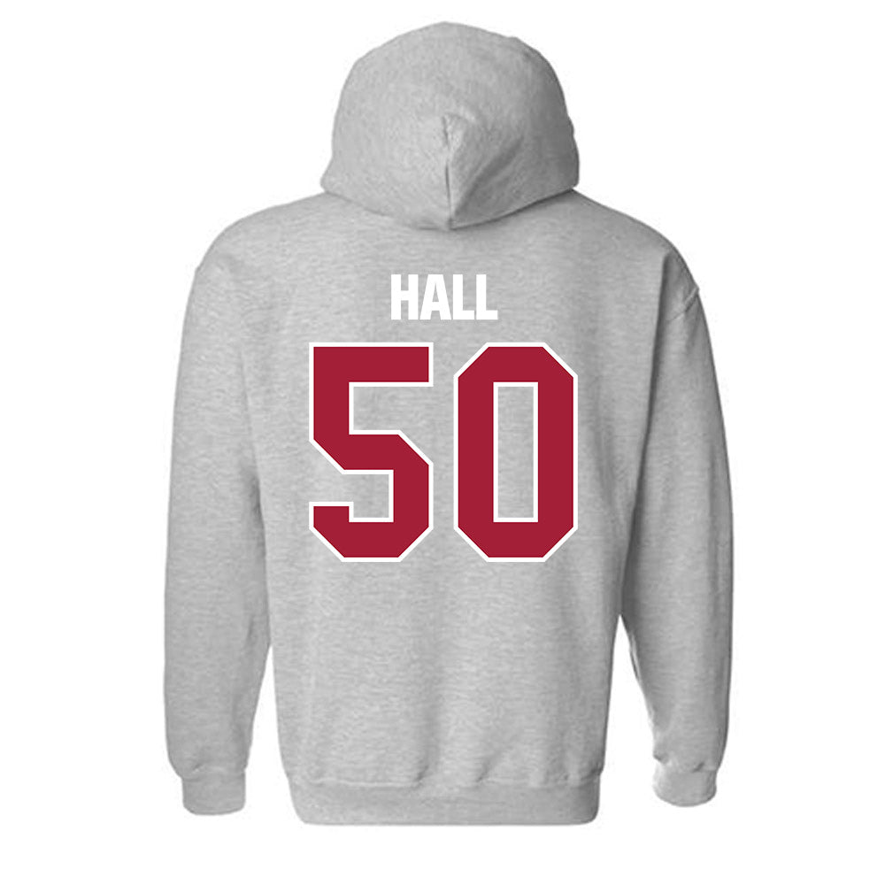 Indiana - NCAA Football : Jhrevious Hall - Classic Shersey Hooded Sweatshirt-1
