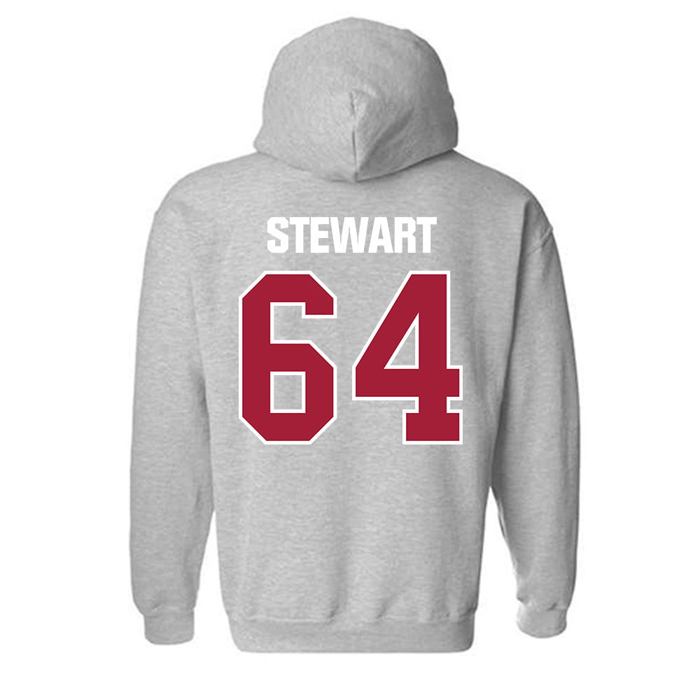 Indiana - NCAA Football : Race Stewart - Classic Shersey Hooded Sweatshirt-1
