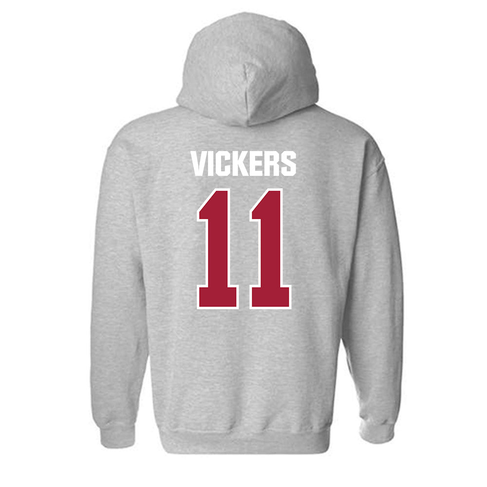 Indiana - NCAA Women's Volleyball : Ava Vickers - Classic Shersey Hooded Sweatshirt-1