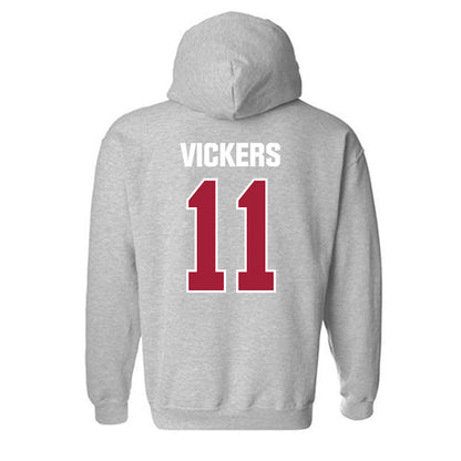 Indiana - NCAA Women's Volleyball : Ava Vickers - Classic Shersey Hooded Sweatshirt-1