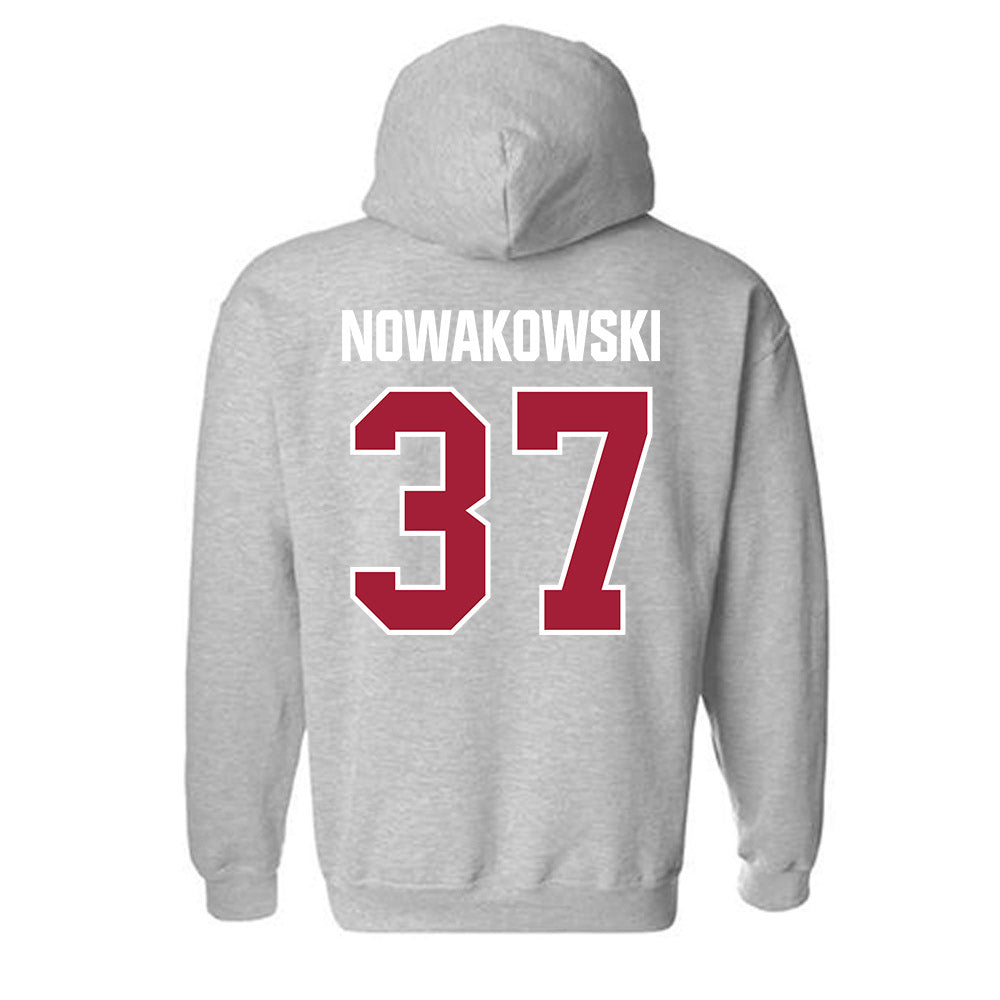 Indiana - NCAA Football : Riley Nowakowski - Classic Shersey Hooded Sweatshirt-1