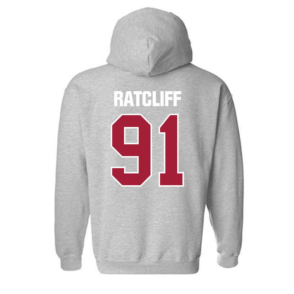 Indiana - NCAA Football : Dominique Ratcliff - Classic Shersey Hooded Sweatshirt-1