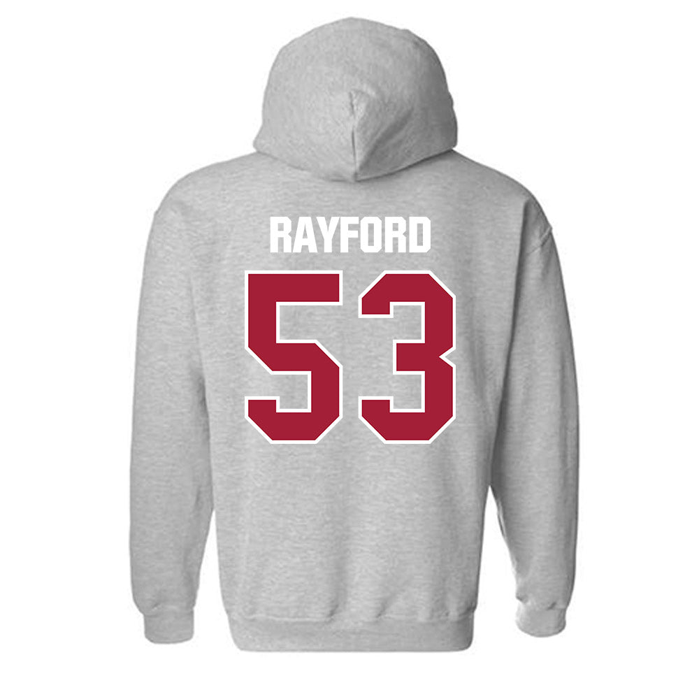 Indiana - NCAA Men's Basketball : Jordan Rayford - Classic Shersey Hooded Sweatshirt-1