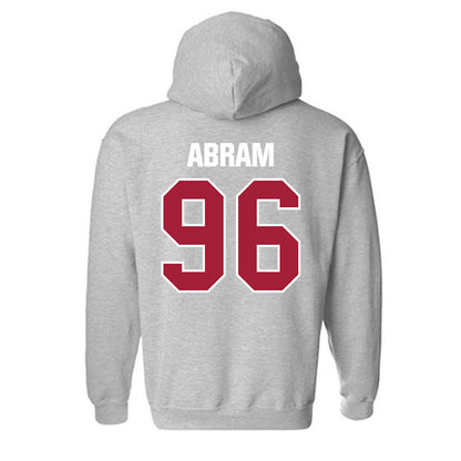 Indiana - NCAA Football : Triston Abram - Classic Shersey Hooded Sweatshirt-1