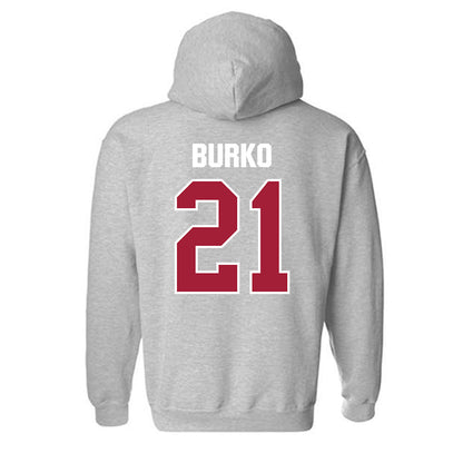 Indiana - NCAA Softball : Sydni Burko - Classic Shersey Hooded Sweatshirt-1
