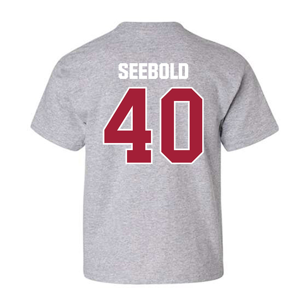 Indiana - NCAA Baseball : Gavin Seebold - Classic Shersey Youth T-Shirt-1
