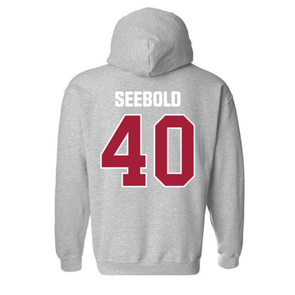 Indiana - NCAA Baseball : Gavin Seebold - Classic Shersey Hooded Sweatshirt-1