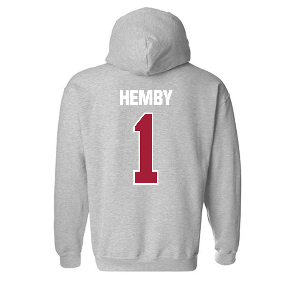 Indiana - NCAA Football : Roman Hemby - Classic Shersey Hooded Sweatshirt-1