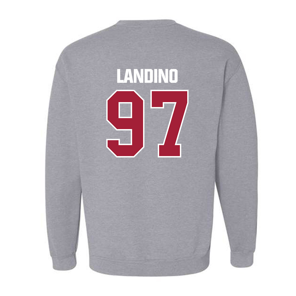 Indiana - NCAA Football : Mario Landino - Classic Shersey Crewneck Sweatshirt-1