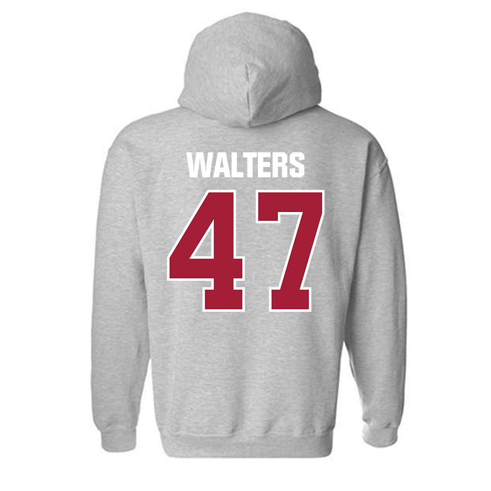 Indiana - NCAA Football : Finn Walters - Classic Shersey Hooded Sweatshirt-1