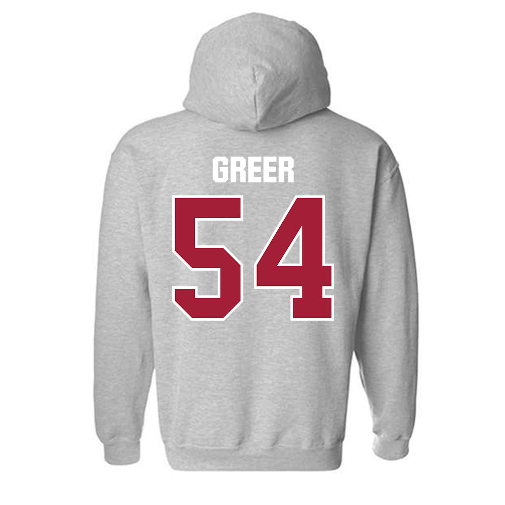 Indiana - NCAA Football : Jack Greer - Classic Shersey Hooded Sweatshirt-1