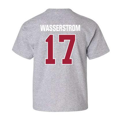Indiana - NCAA Football : Jackson Wasserstrom - Classic Shersey Youth T-Shirt-1