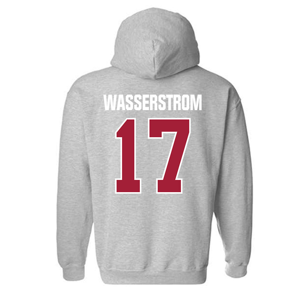 Indiana - NCAA Football : Jackson Wasserstrom - Classic Shersey Hooded Sweatshirt-1