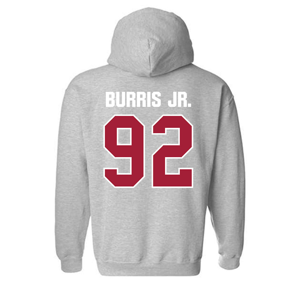 Indiana - NCAA Football : Marcus Burris Jr. - Classic Shersey Hooded Sweatshirt-1