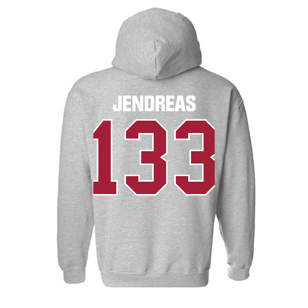 Indiana - NCAA Wrestling : Gavin Jendreas - Classic Shersey Hooded Sweatshirt-1