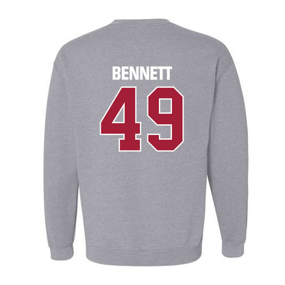 Indiana - NCAA Baseball : Eli Bennett - Classic Shersey Crewneck Sweatshirt-1