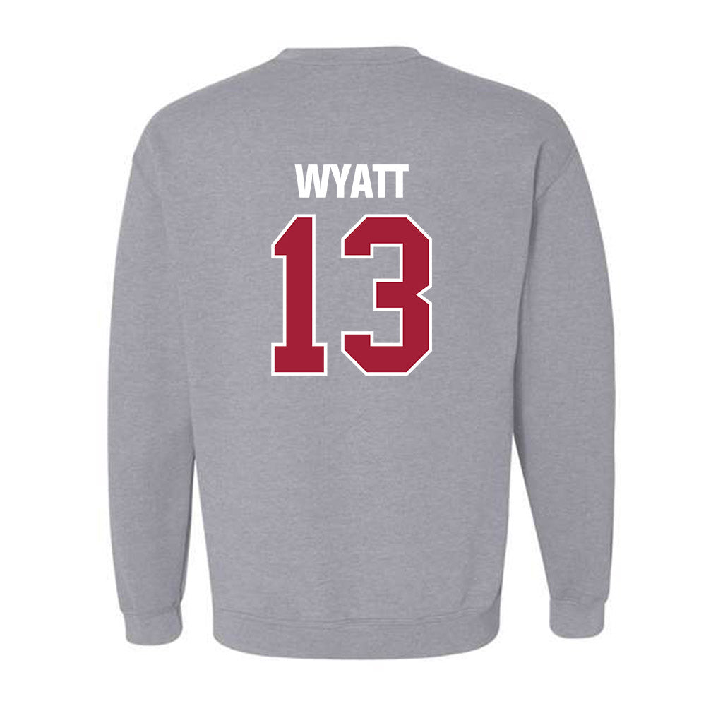 Indiana - NCAA Football : Kellan Wyatt - Classic Shersey Crewneck Sweatshirt-1