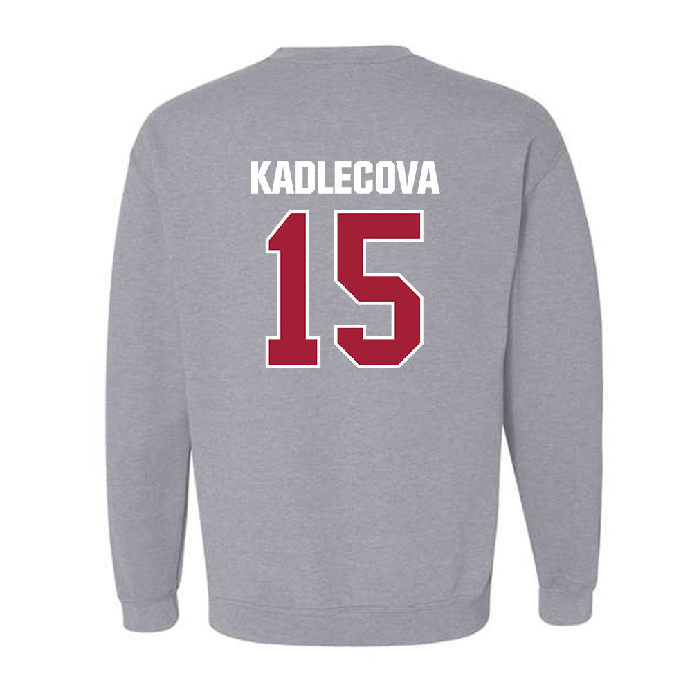 Indiana - NCAA Women's Basketball : Valentyna Kadlecova - Classic Shersey Crewneck Sweatshirt-1