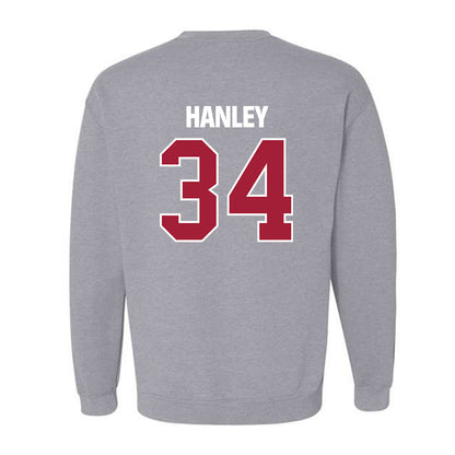 Indiana - NCAA Baseball : Jake Hanley - Classic Shersey Crewneck Sweatshirt-1
