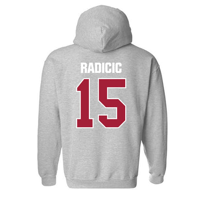 Indiana - NCAA Football : Nicolas Radicic - Classic Shersey Hooded Sweatshirt-1
