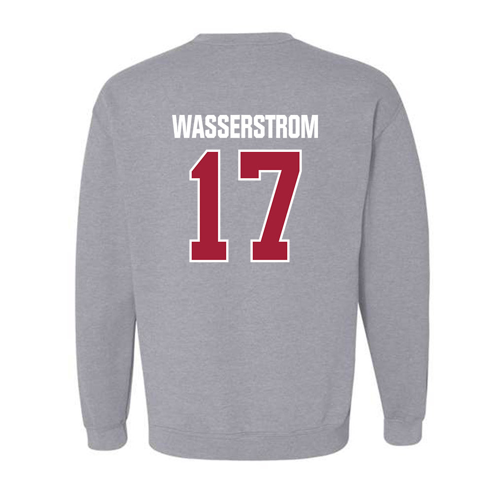 Indiana - NCAA Football : Jackson Wasserstrom - Classic Shersey Crewneck Sweatshirt-1