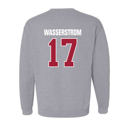 Indiana - NCAA Football : Jackson Wasserstrom - Classic Shersey Crewneck Sweatshirt-1