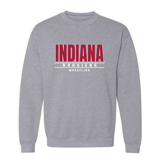 Indiana - NCAA Wrestling : Tyler Guerra - Classic Shersey Crewneck Sweatshirt-0