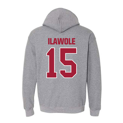 Indiana - NCAA Women's Volleyball : Sade Ilawole - Classic Shersey Hooded Sweatshirt-1