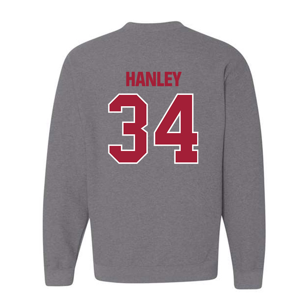 Indiana - NCAA Baseball : Jake Hanley - Classic Shersey Crewneck Sweatshirt-1